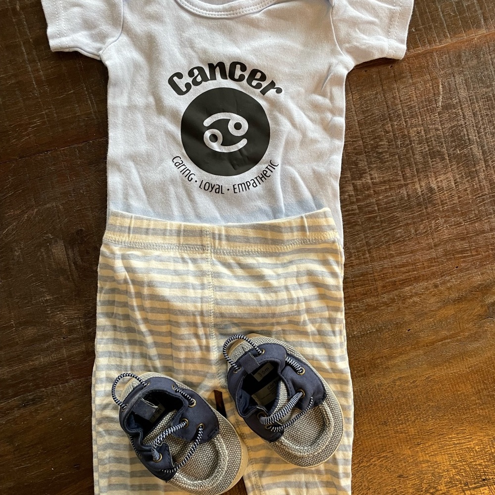 Astrology baby Cancer fit 3-6 months